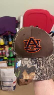 Auburn Tigers NCAA Mossy Oak Camouflage Two-Tone Hat
